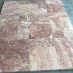 Red Travertin French Pattern 3